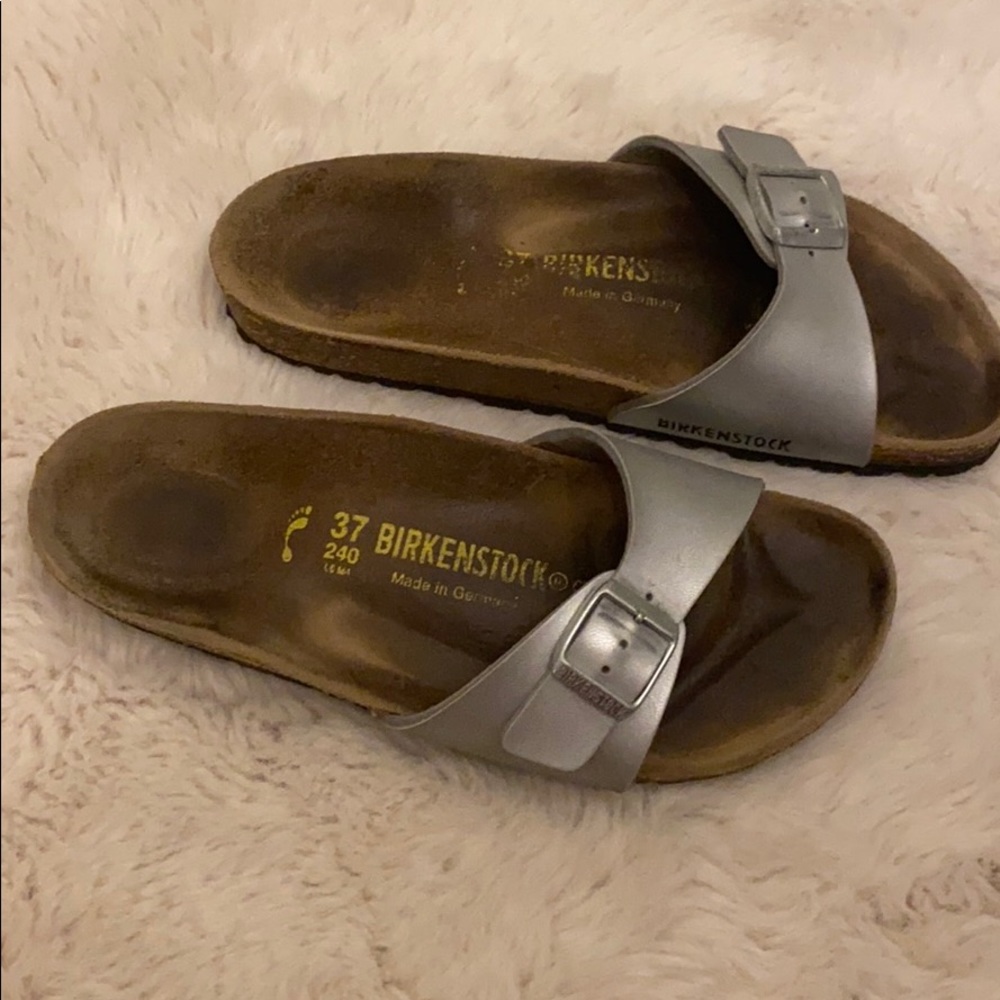 Birkenstock Madrid in Silver